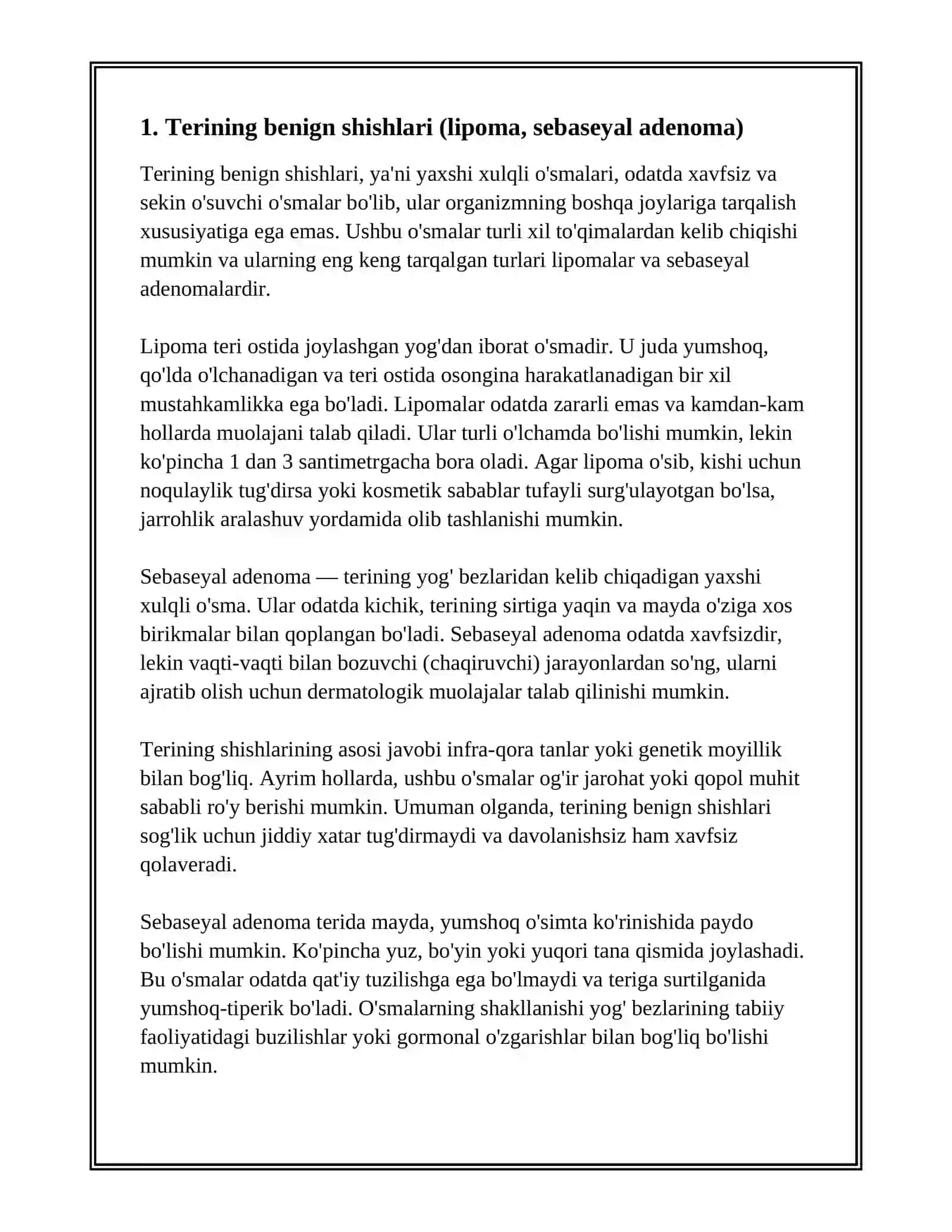 TERINING,KINDIK QOLDIGʻINING NOINFEKSION KASALLIKLARI 3