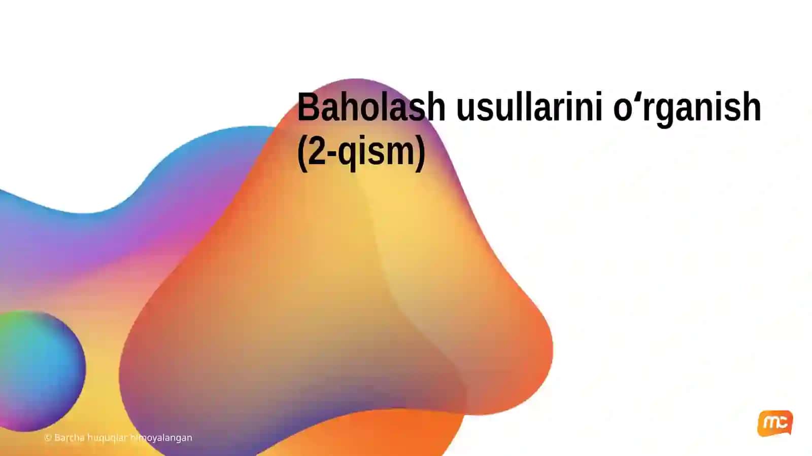 Oʻzbekistondagi tabiiy fanlar master oʻqituvchilari uchun malaka oshirish oʻquv kursi 3