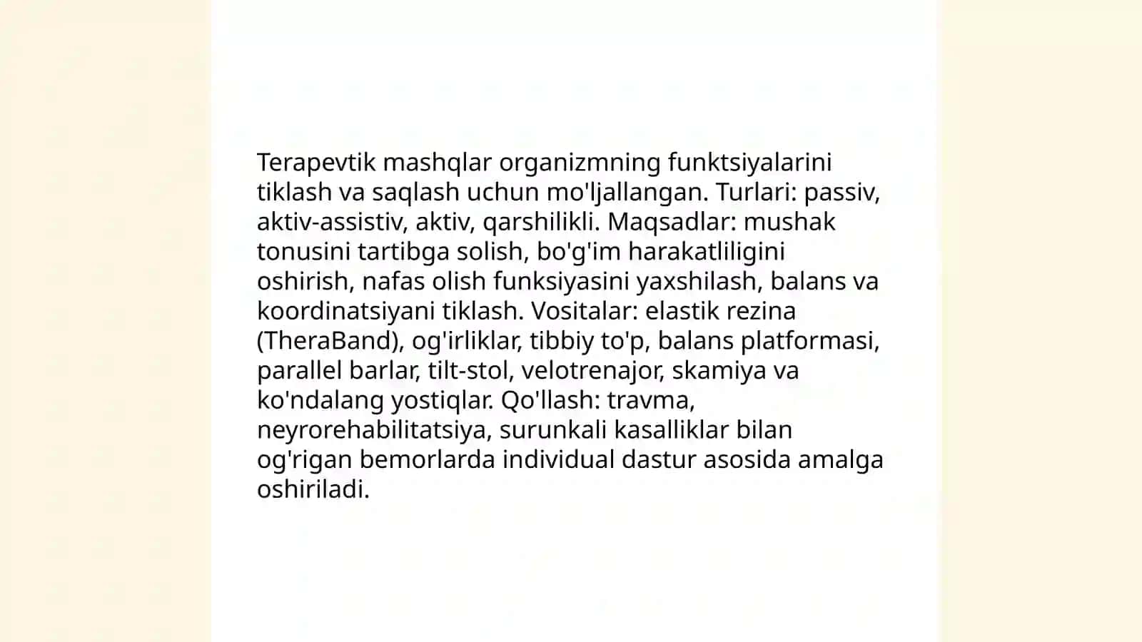 Adaptiv jismoniy tarbiyada yuklamalarning umumiy xususiyatlari va dam olishning oʻzaro bogʻliqligi 3