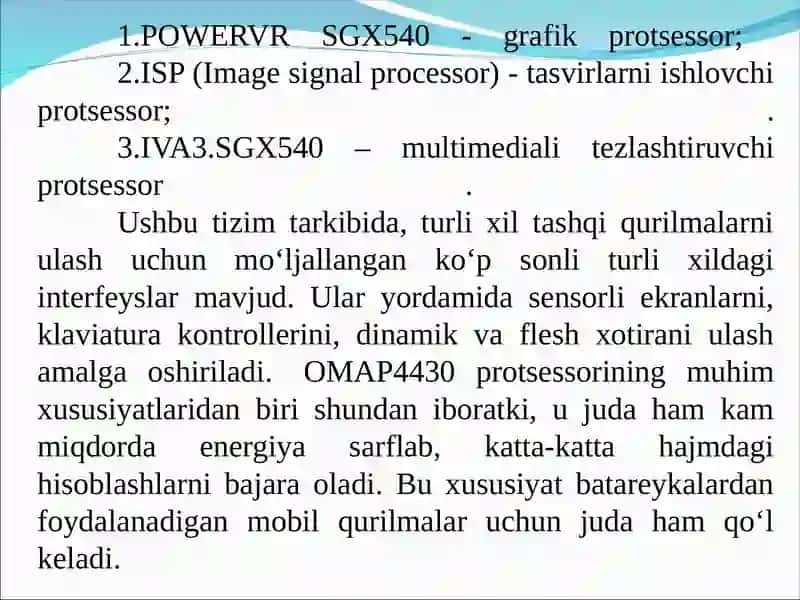 OMAP4430 protsessori va Atmel ATmega168 mikrokontrolleri 3