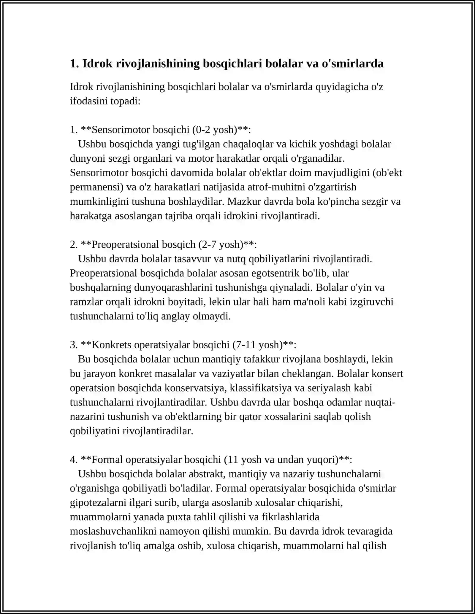 IDROK UNING BUZILISHLARI 3