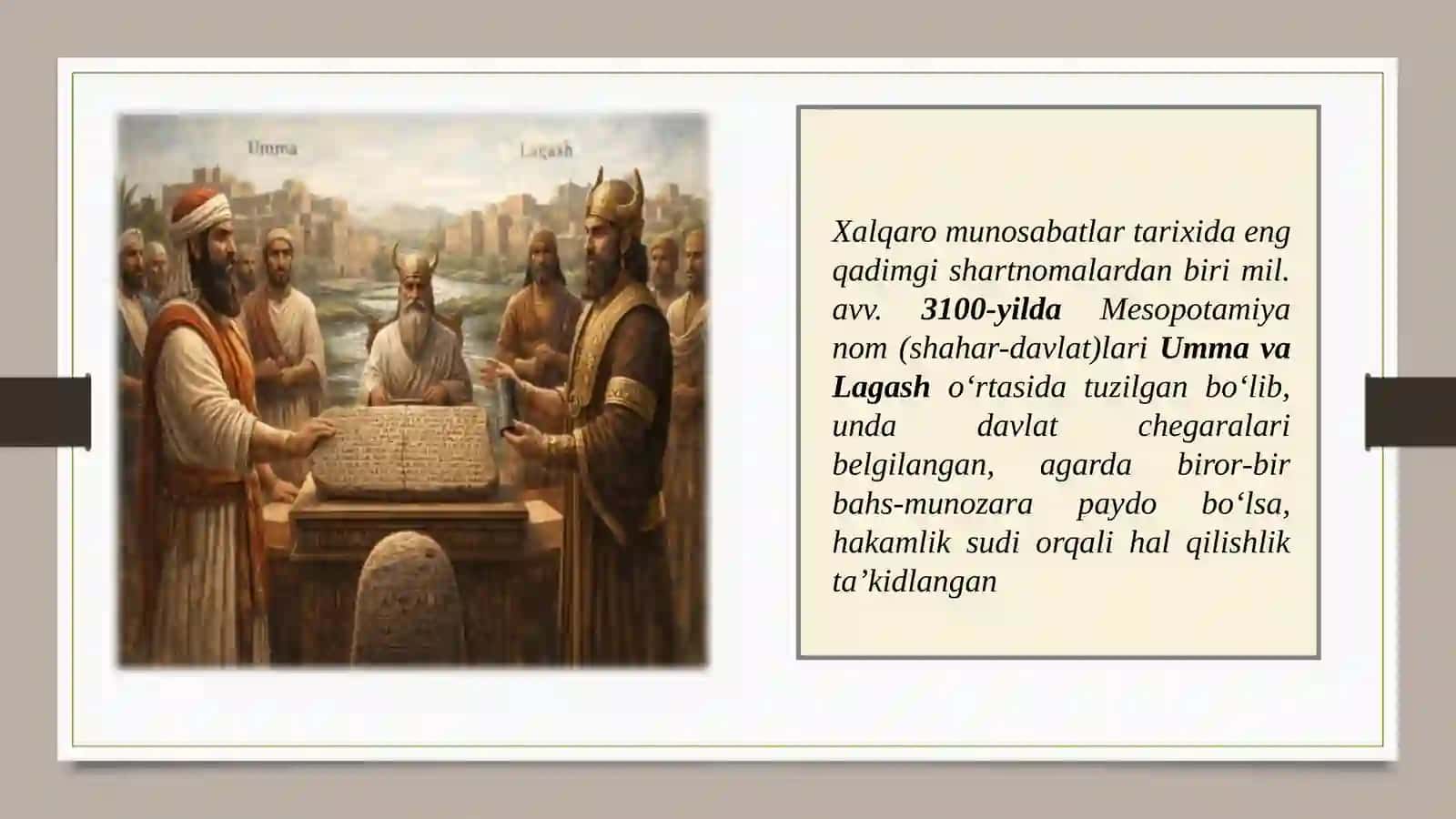 Qadimgi Sharqda Xalqaro Munosabatlar va Diplomatiya 3