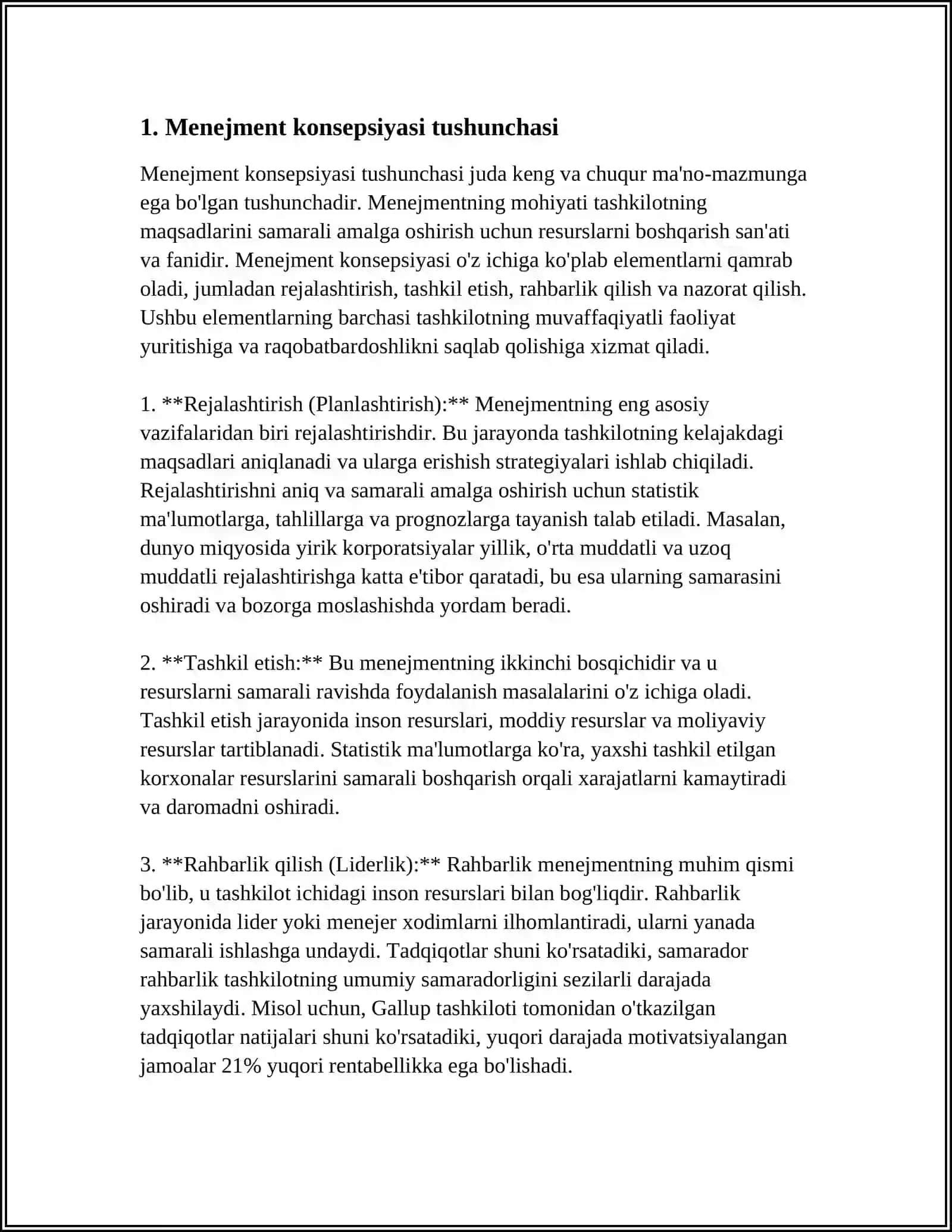 MENEJMENT KONSEPSIYASI UNING MOHIYATI VA TUZILISHI 3