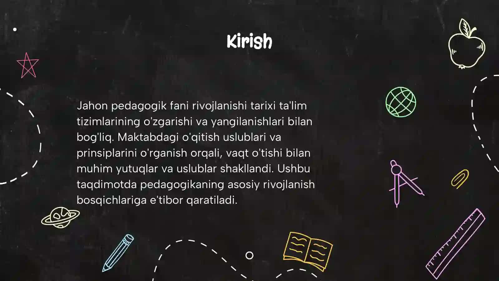 Jahon pedagogik fani rivojlanishi tarixining bayoni 3