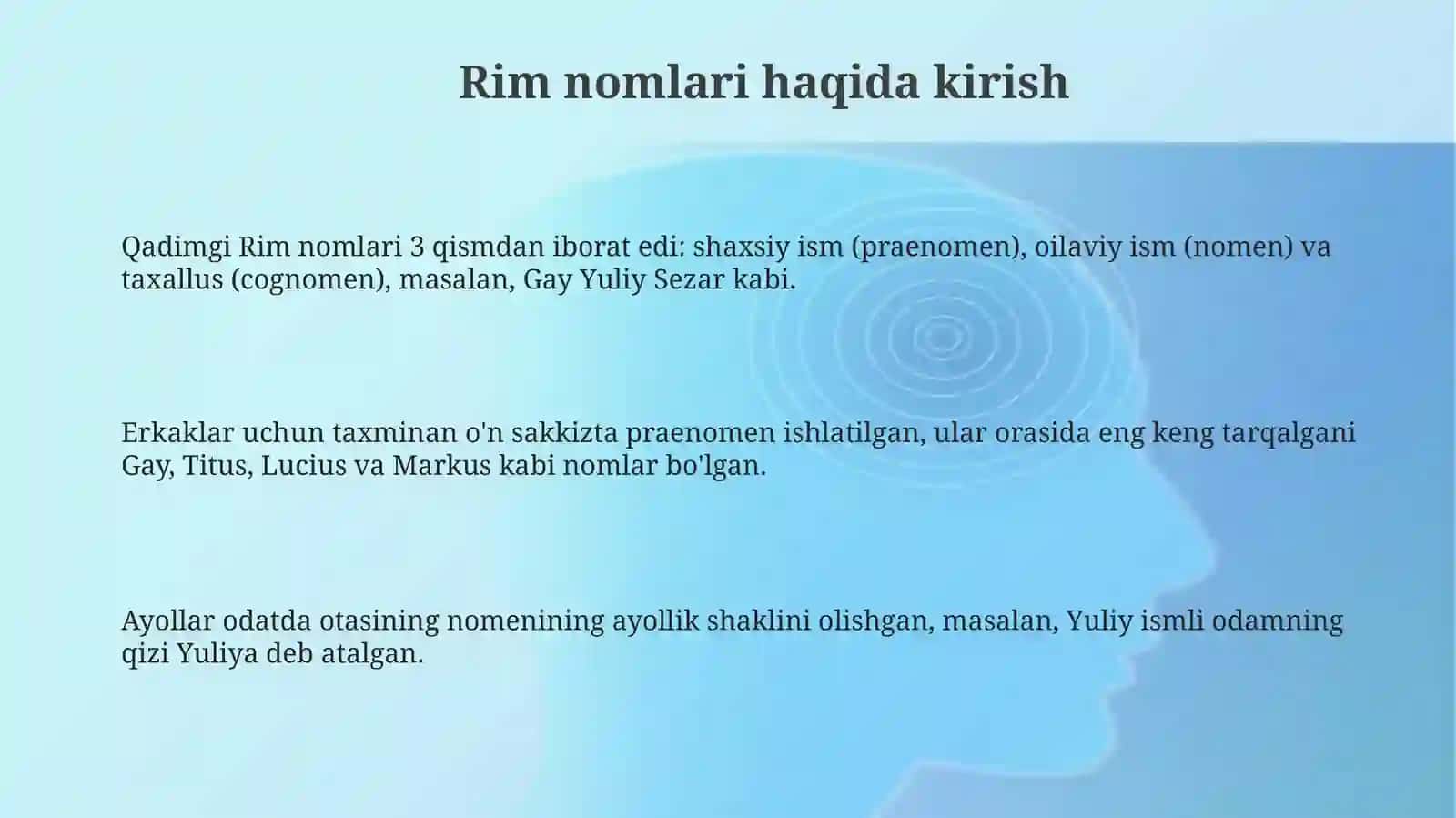 Rim ismlari 3
