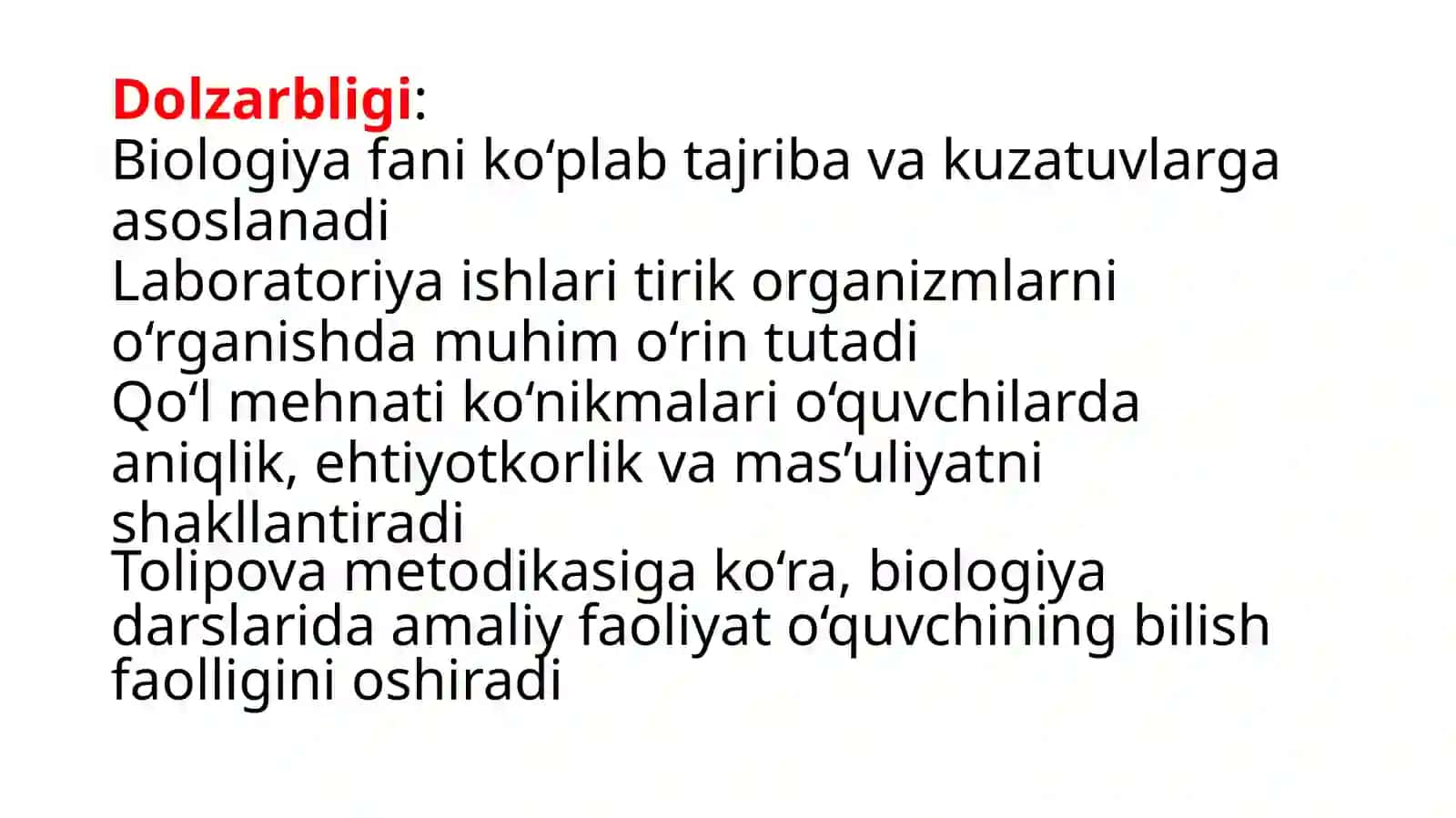 LABORATORIYA ISHLARI JARAYONIDA O`QUVCHILARDA QO`L MEHNATI KO‘NIKMALARINI RIVIJLANTIRISH 3