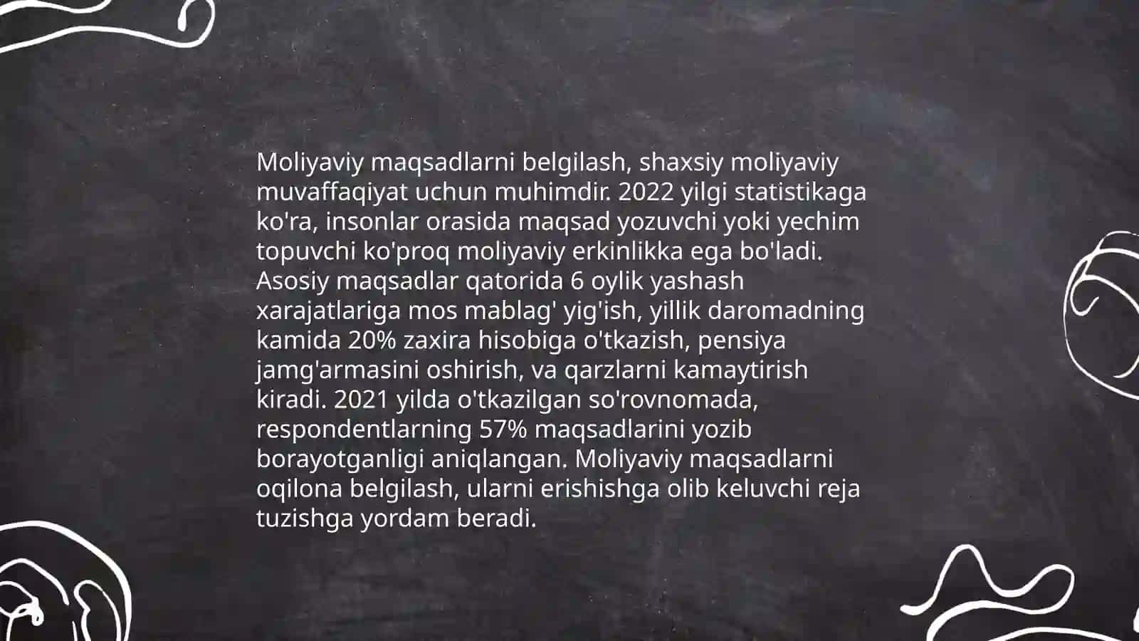 Inson hayotida moliyaviy rejalashtirish 3