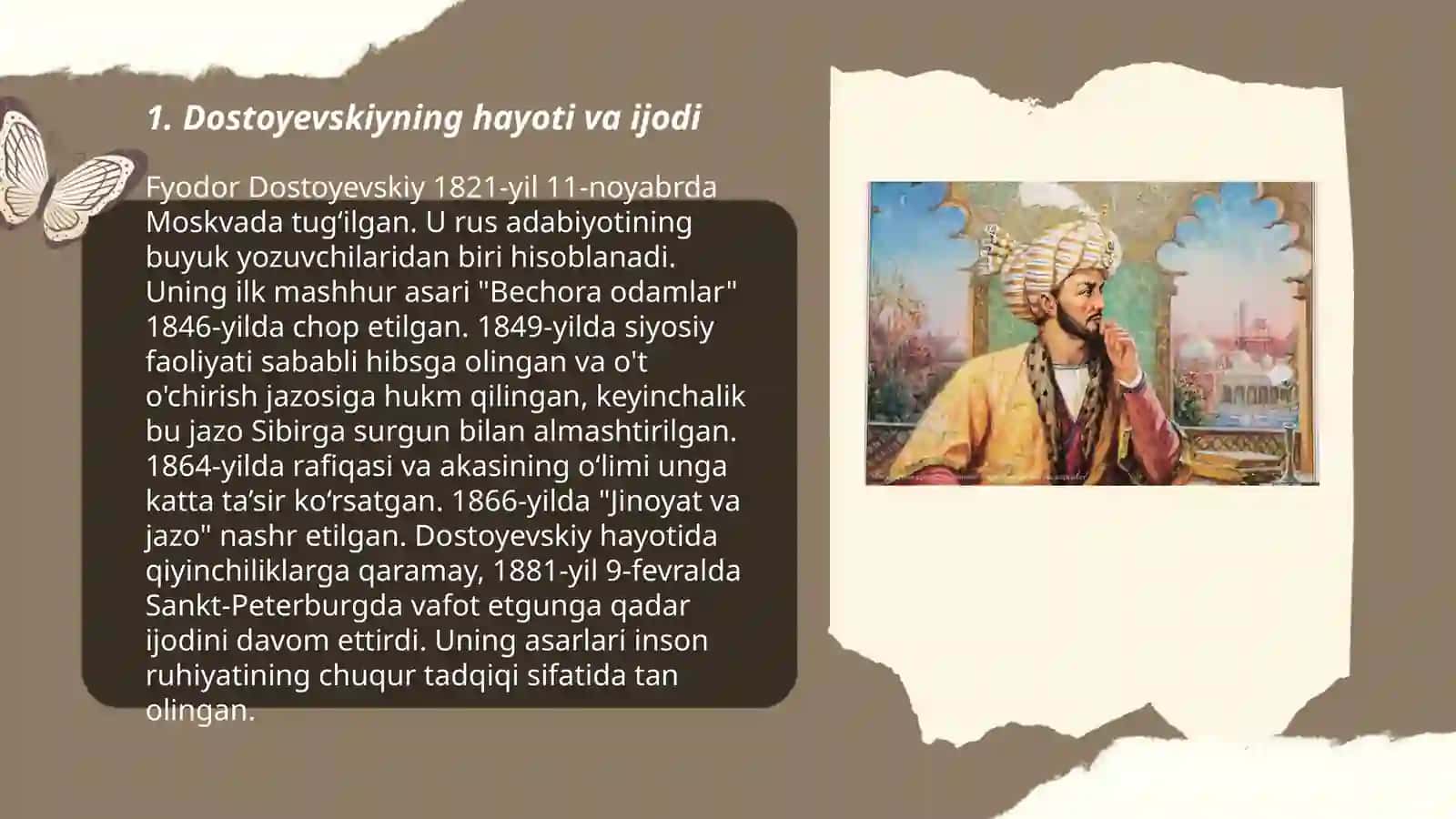 Dostoyevskiy Jinoyat va Jazo asari haqida 3