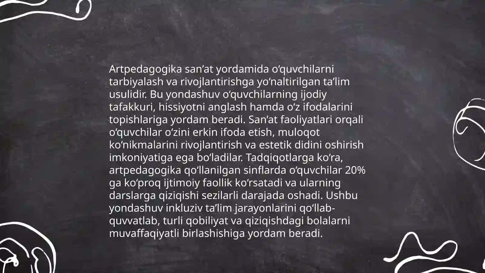 O‘quvchilarni artpedagogika vositasida tarbiyalash 3