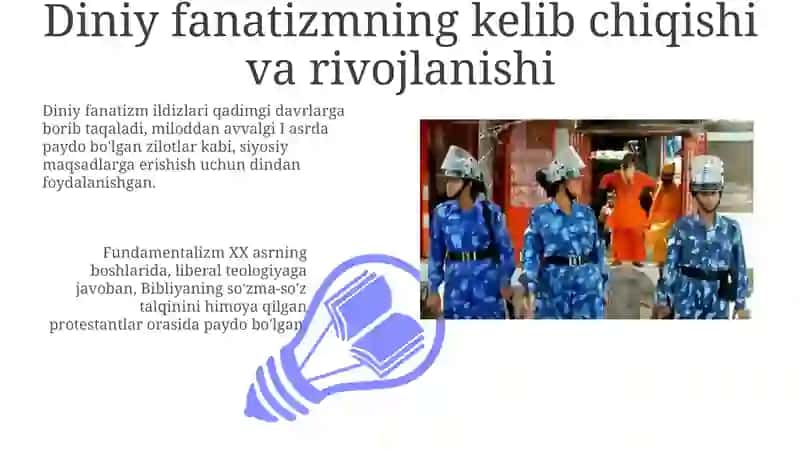 Diniy fanatizm, fundamentalizm va terrorizm tarixi va rivojlanishi 3
