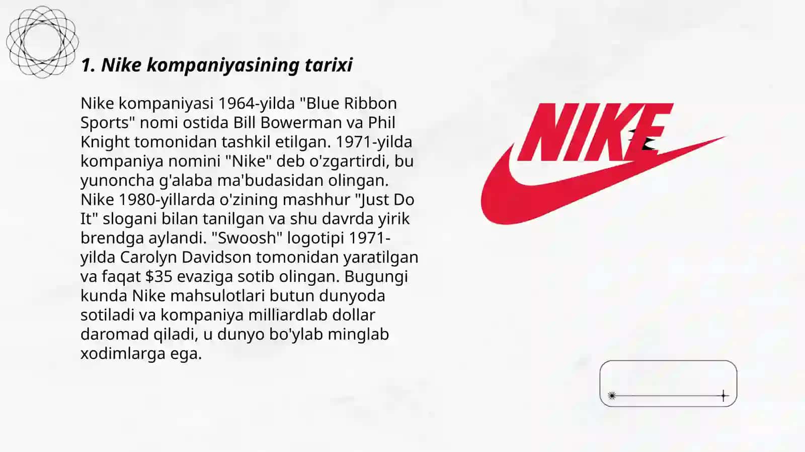 Nike kompaniyasining tarixi 3