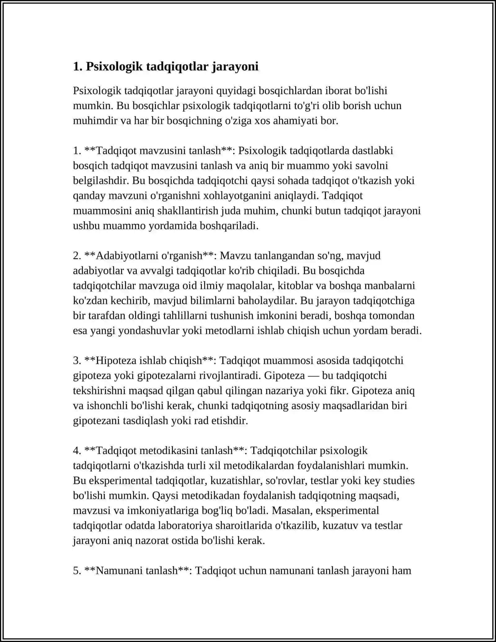 PSIHALOGIYADA ILMIY TADQIQOT METODLARI VA ULARNI AMALYOTGA TADBIQ ETISH 3