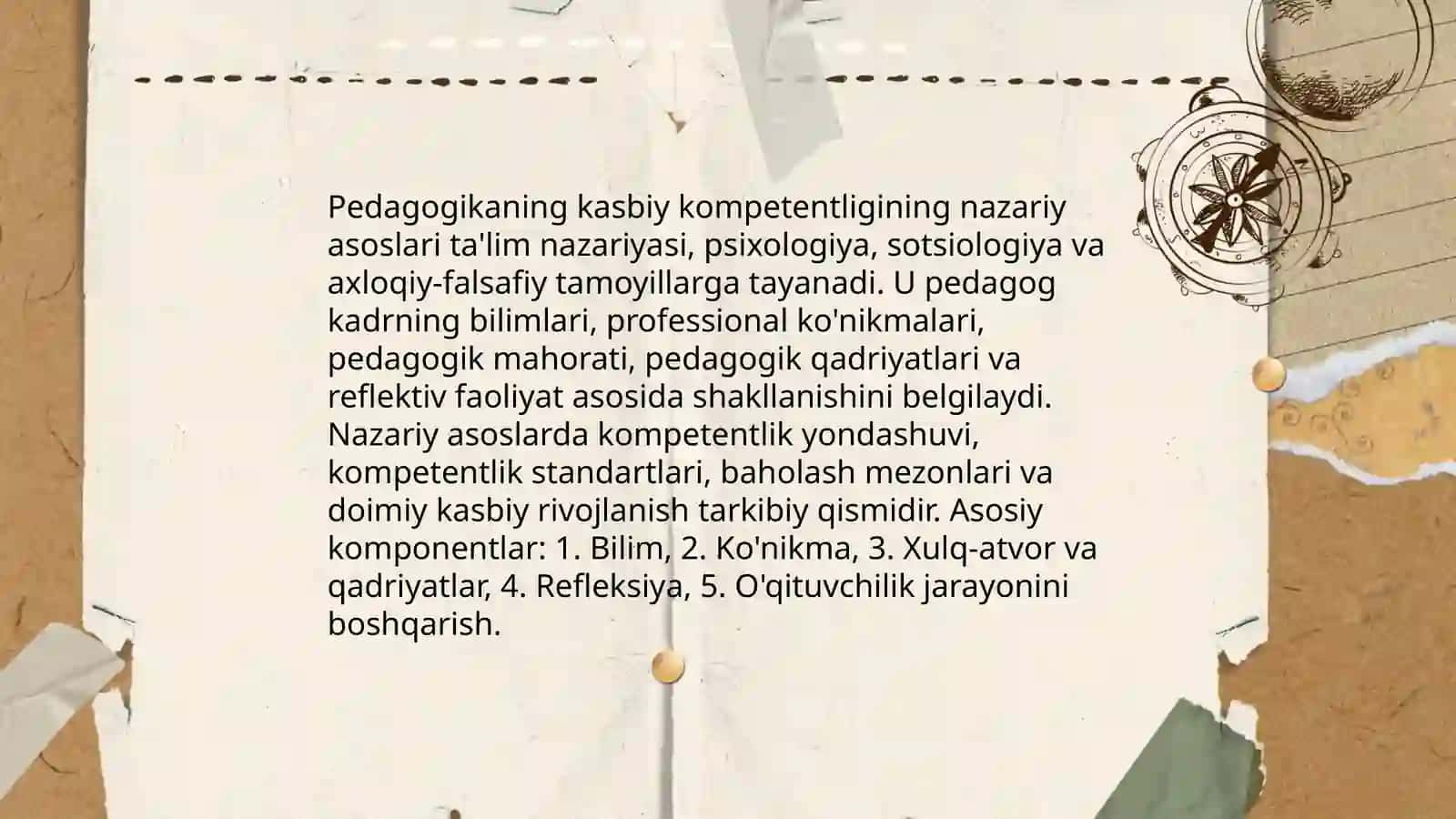 Pedagogikaning kasbiy kompetentligi 3