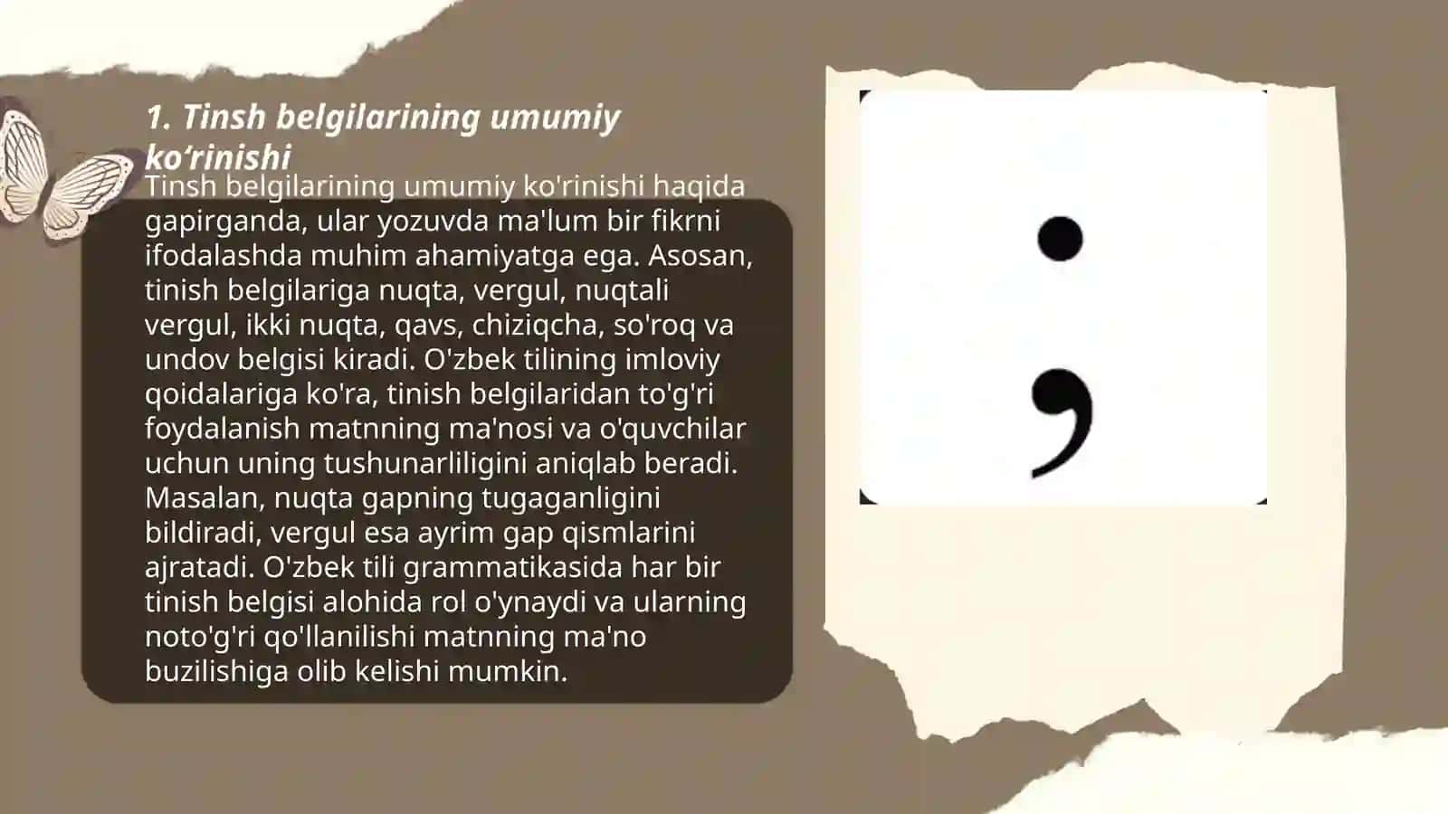 Boshlang‘ich sinf o‘quvchilarini tinish belgilarining ishlatilishi bilan tanishtirish 3
