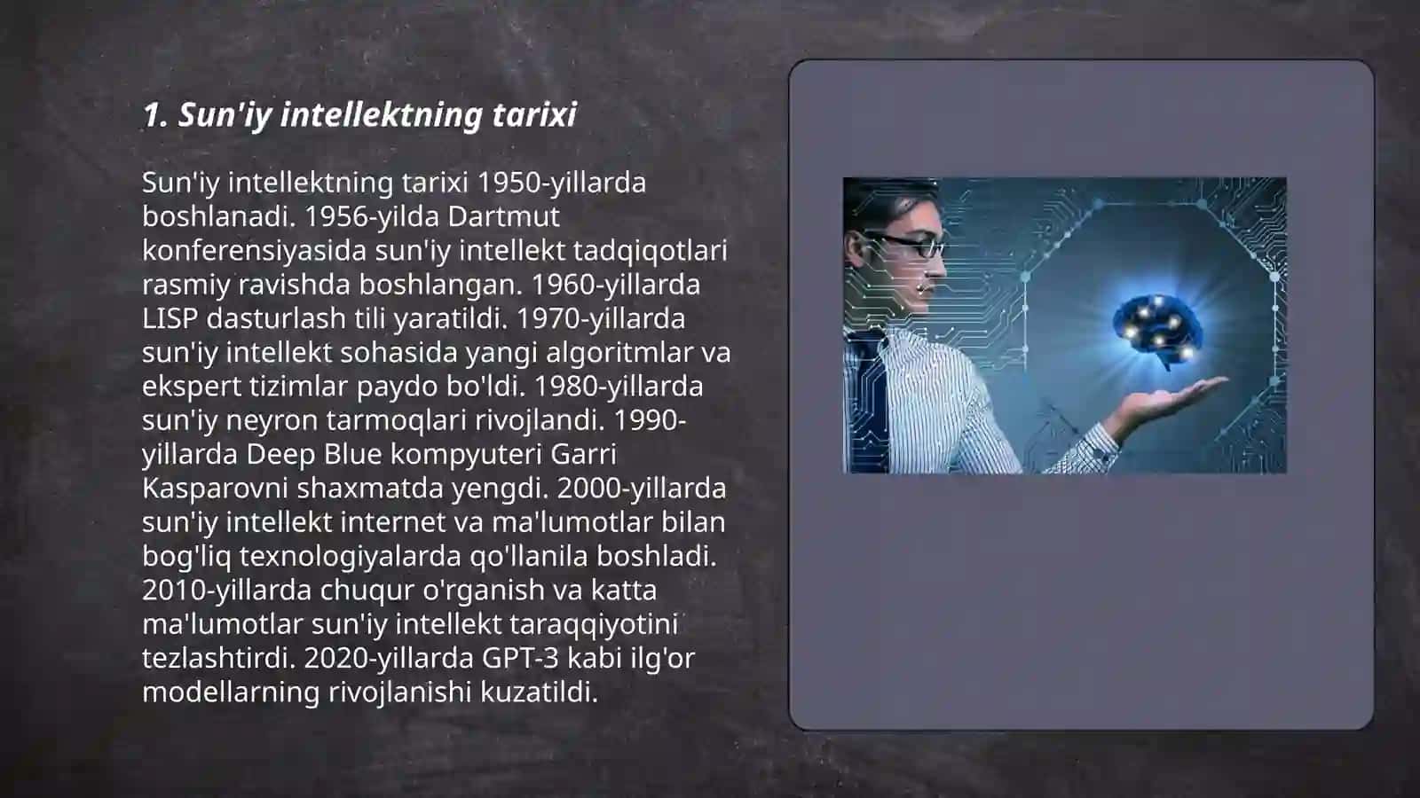 Sun'iy intellektning tarixi 3