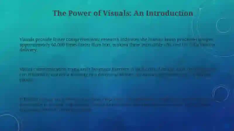 The Power of Visuals: Principles and Techniques 3