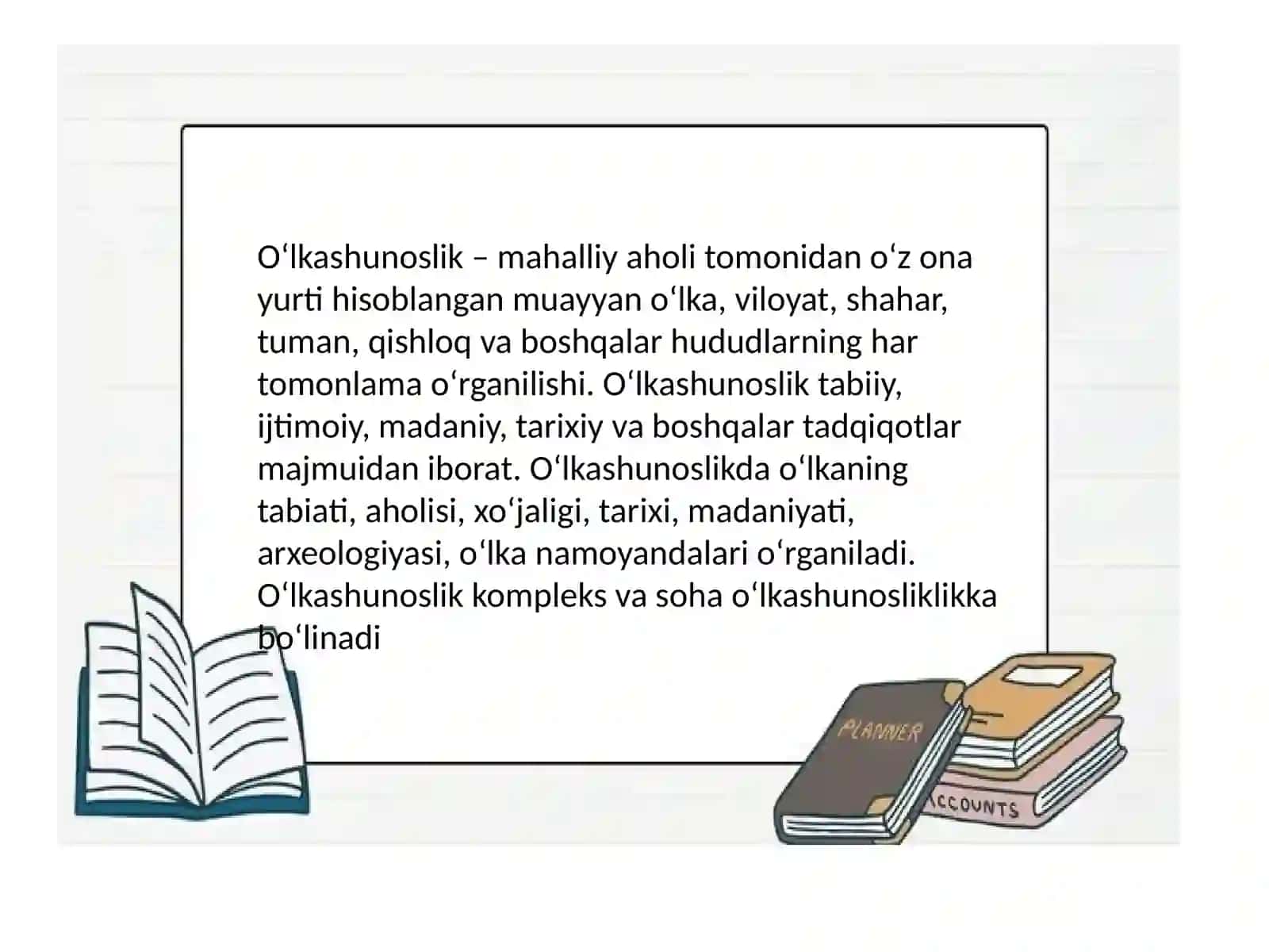 O‘lkashunoslik burchagi va geografiya maydonchasining tabiatshunoslik fanini o‘rganishdagi ahamiyati 3