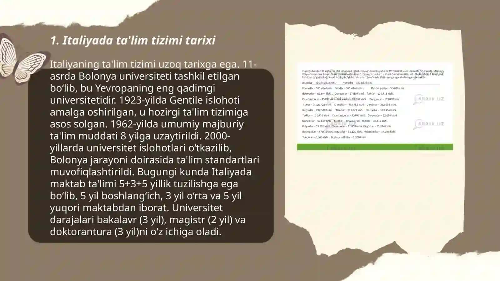 Italiya ta'lim tizimi 3