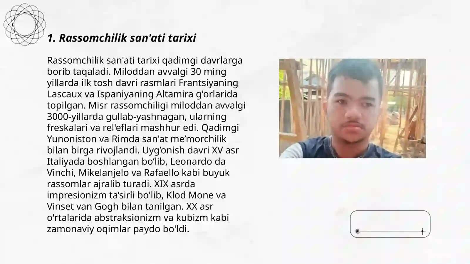 Rassomchilik kasbiy professiogramma bo'yichs taqdimot 3