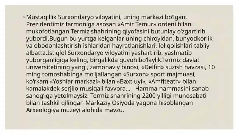 Surxondaryo viloyati sanoati 3