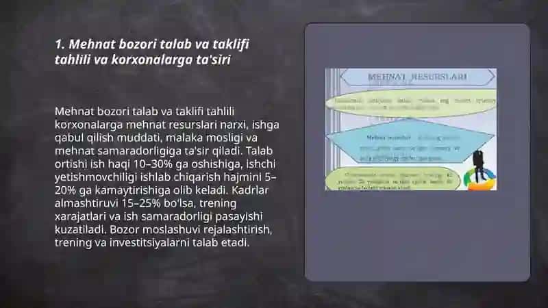 Mehnat bozori va korxonalarda mehnat resusrslaridan foydalanish 3