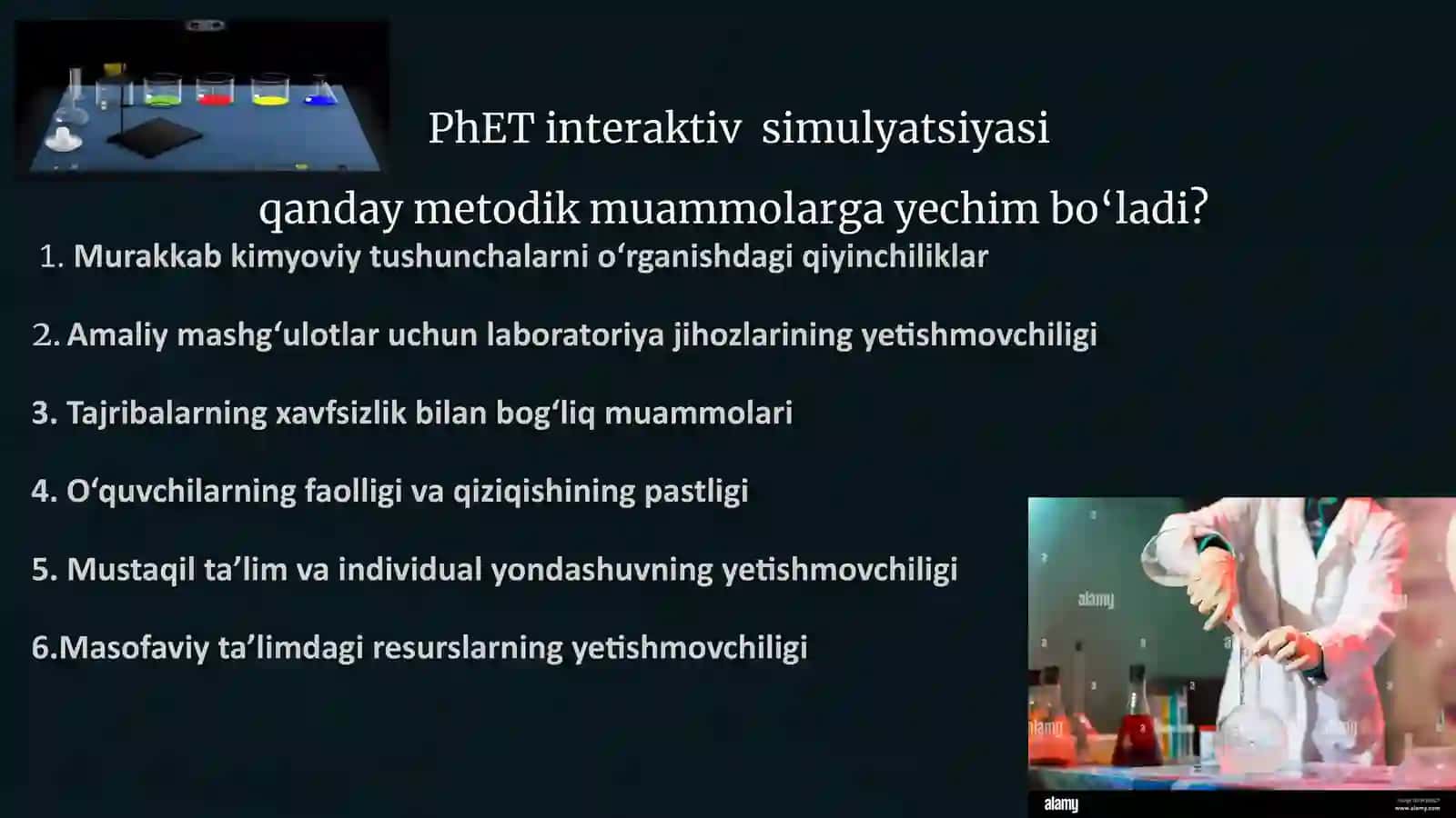 Kimyo fanini o'qitishda innovatsion ta'lim texnologiyalaridan foydalanish. 3