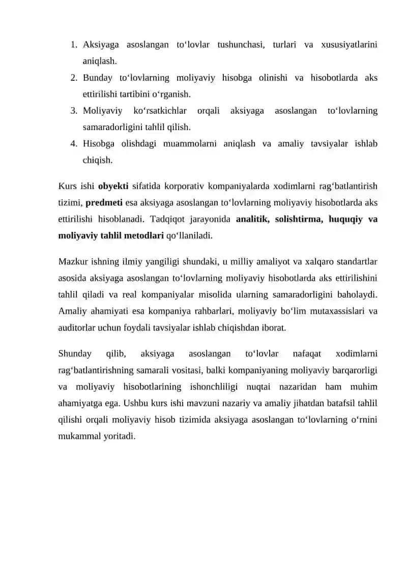 AKSIYAGA ASOSLANGAN TO‘LOVLARNING MOLIYAVIY HISOBDAGI O‘RNI 3