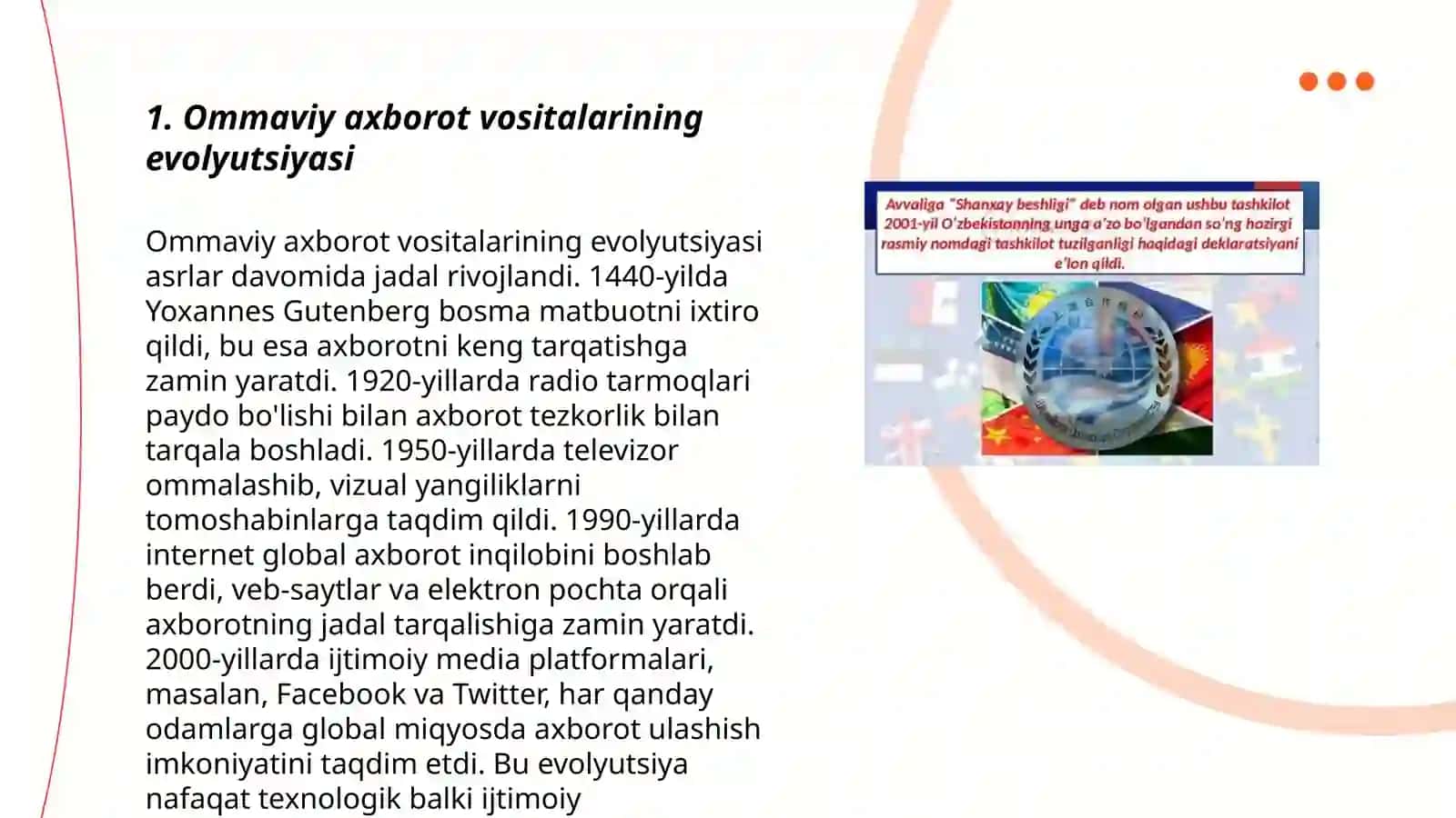 Ommaviy axborot vositalarining evolyutsiyasi 3