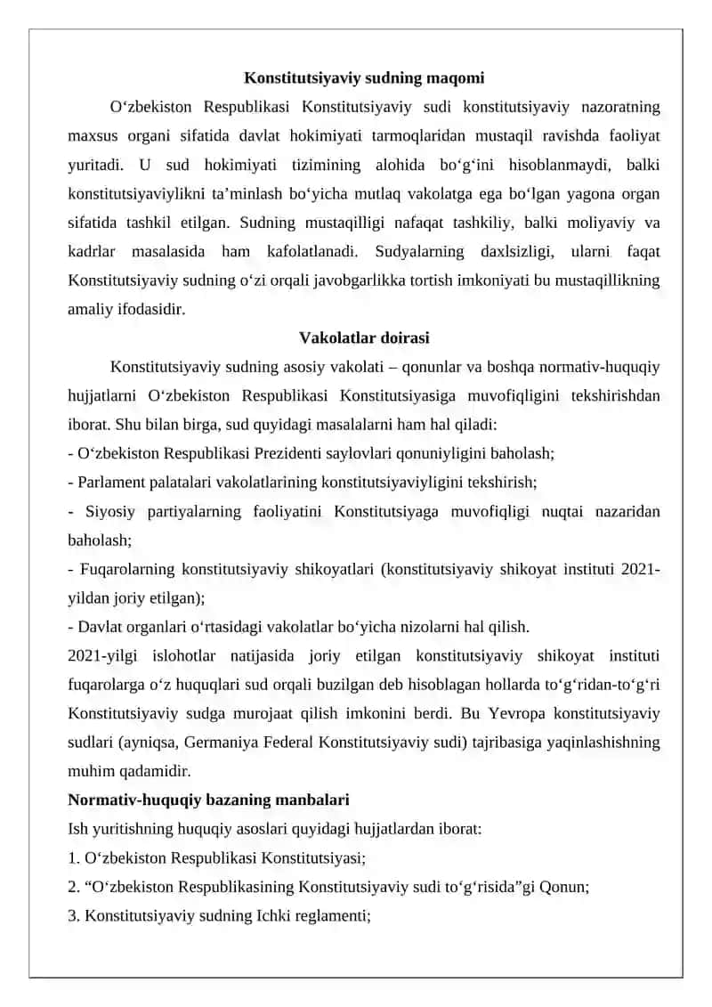 Konstitutsiyaviy sud ishlarini yuritishning asosiy prinsiplari 3