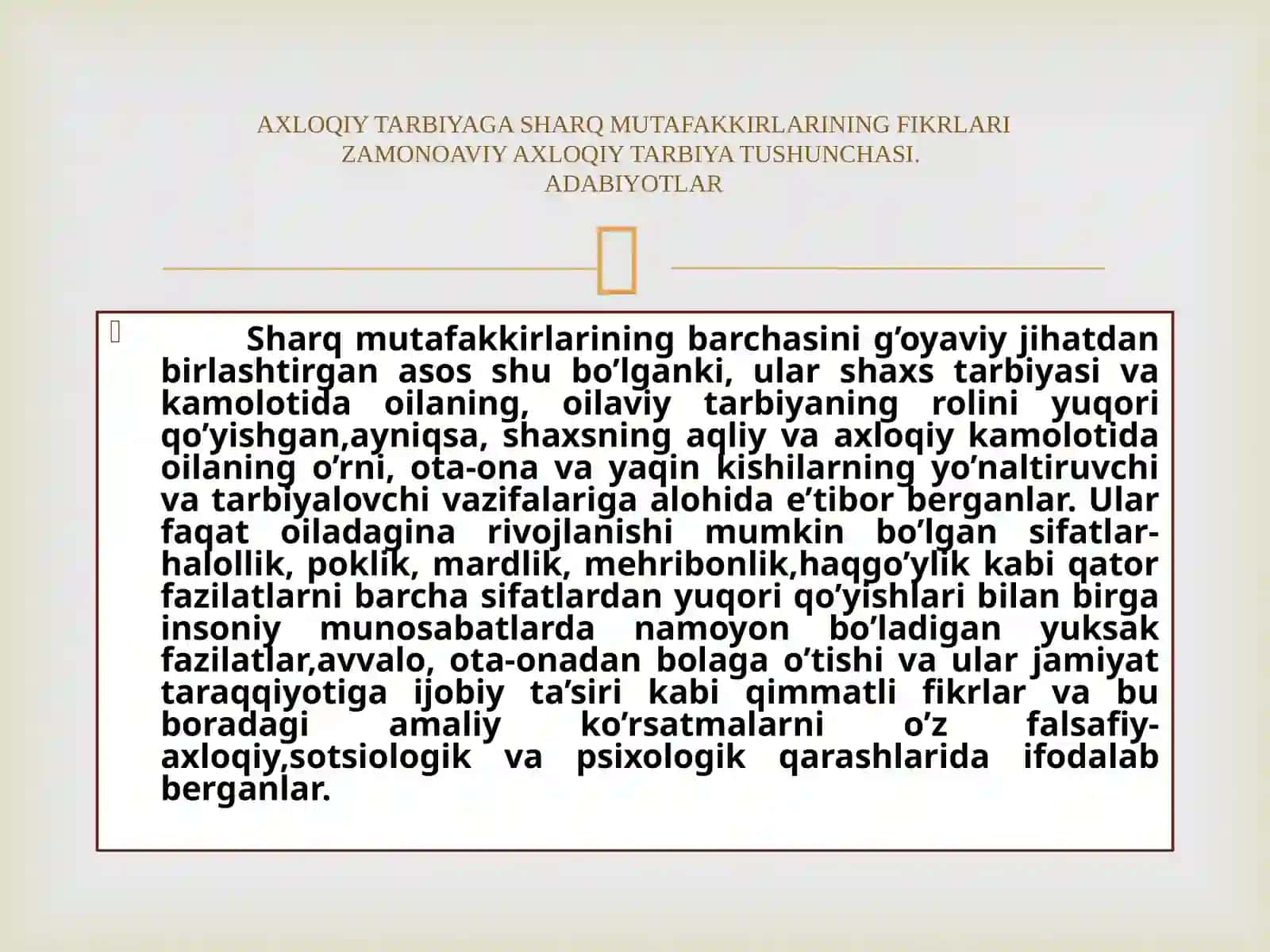 Zamonaviy axloqiy tarbiyaning yutuqlari va kamchiliklari 3