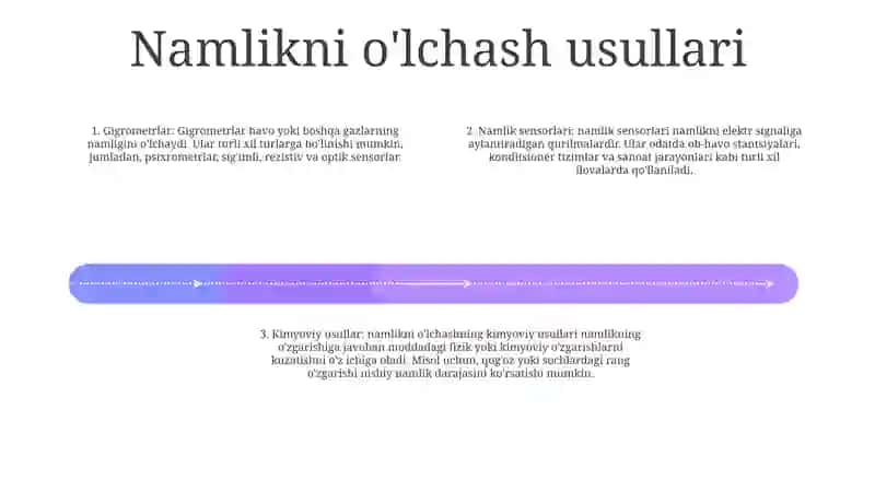 Zichlik, Namlik Va Qovushqoqlikni O'Lchash Usullarini O'Rganish 3