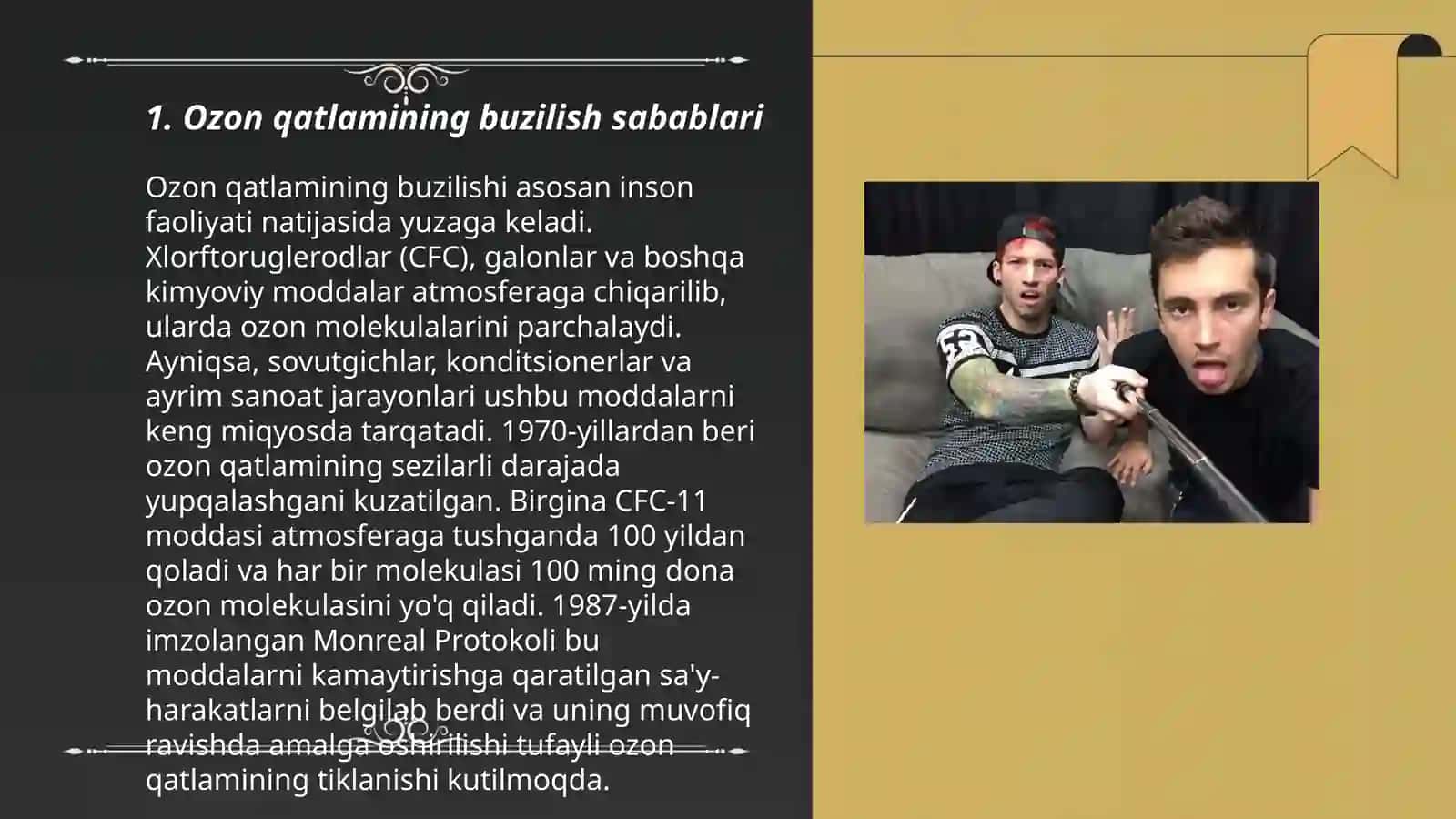 Ozon tuynigini yo'qotish yo'llari 3