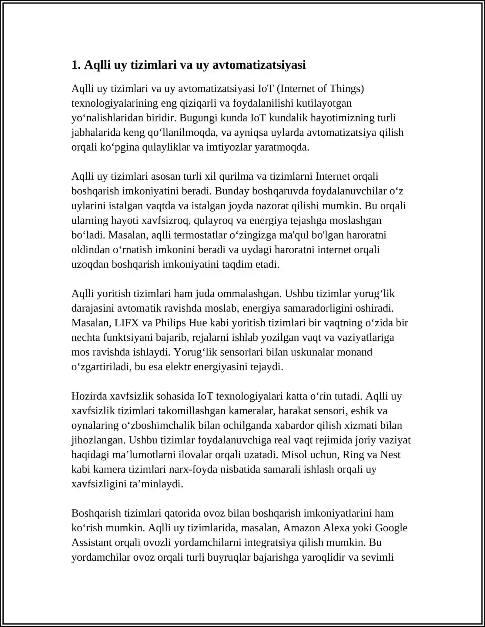IoT NING KUNDALIK HAYOTDAGI QO‘LLANILISHI 3