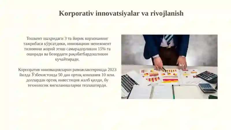 Korporatsiyalar iqtisodi va boshqaruvi 3
