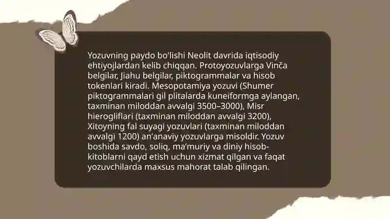 Yozuvning tarixiy taraqqiyoti 3
