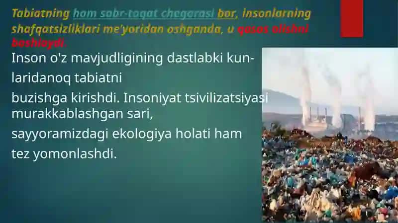 Yashil iqtisodiyot”ga o‘tishning zaruriyati, tamoyillari va dastaklari. 3