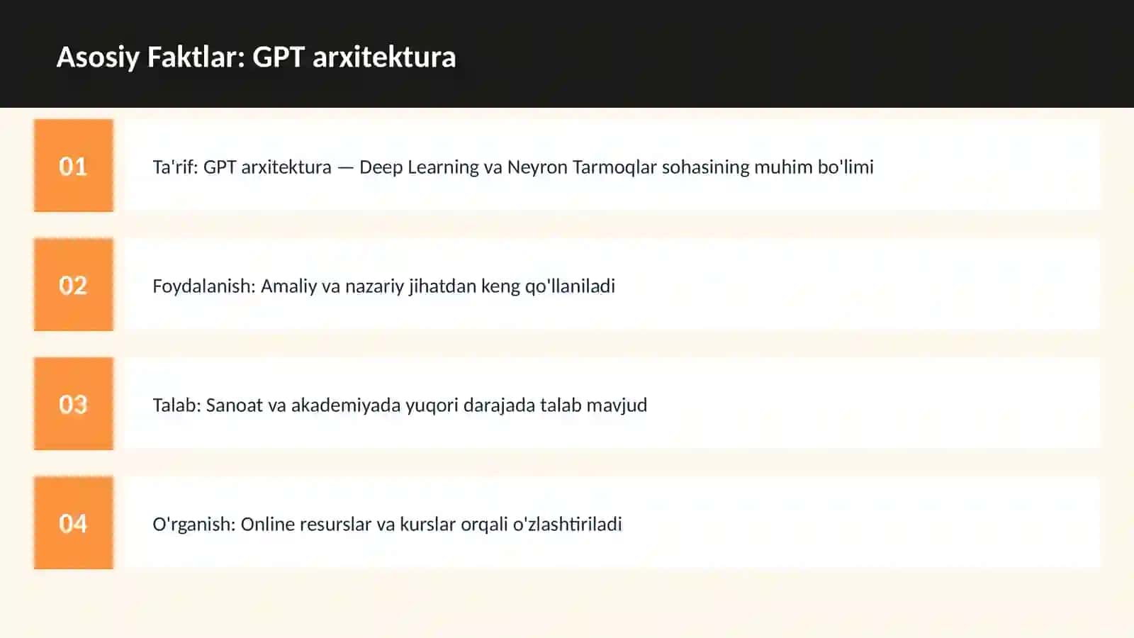 AI | DEEP LEARNING VA NEYRON TARMOQLAR 3