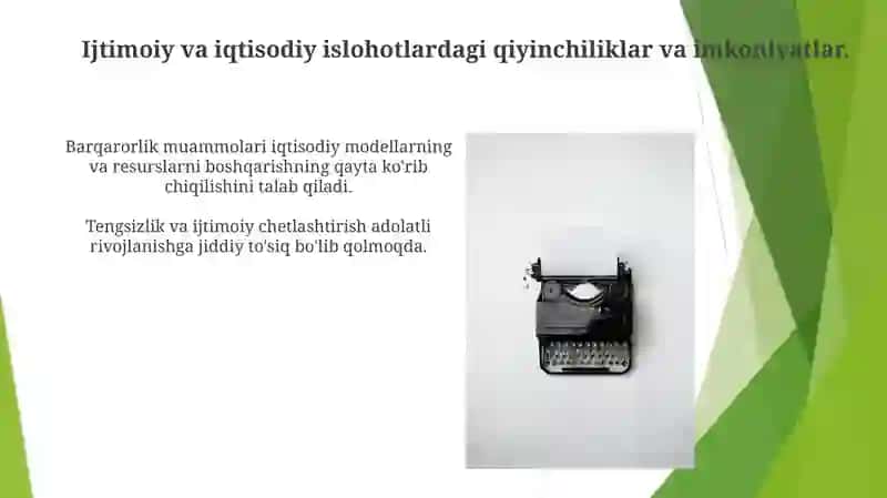 Ijtimoiy va iqtisodiy isloxotlar 3