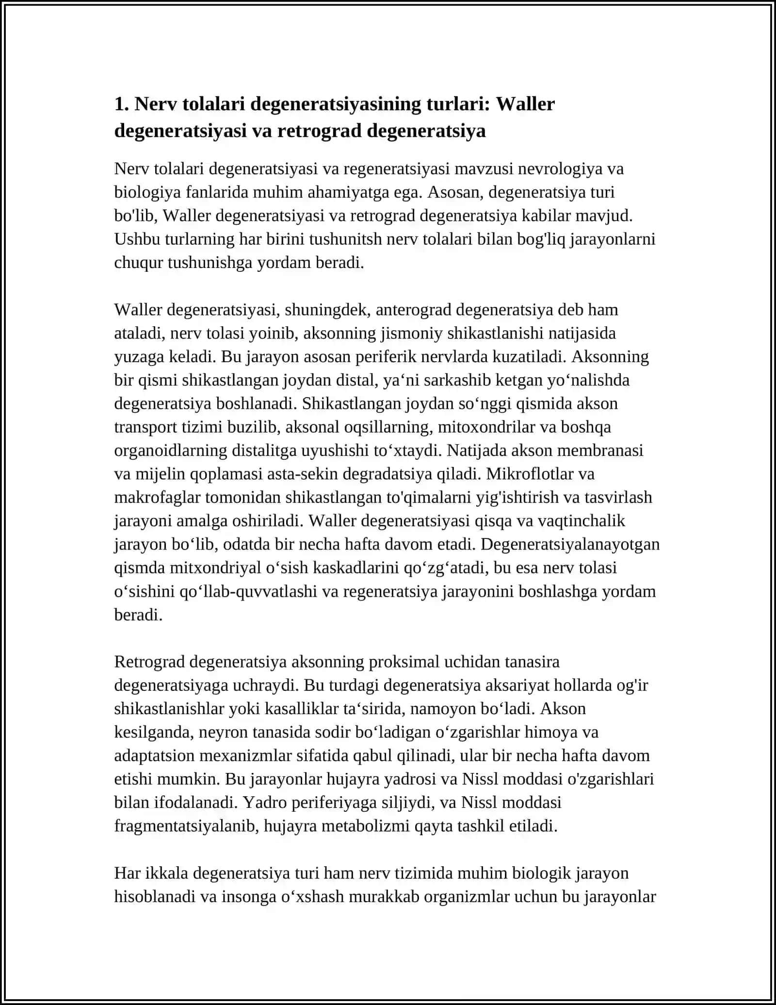 NERV TOLALARI DEGENERATSIYASI VA REGENERATSIYASI 3