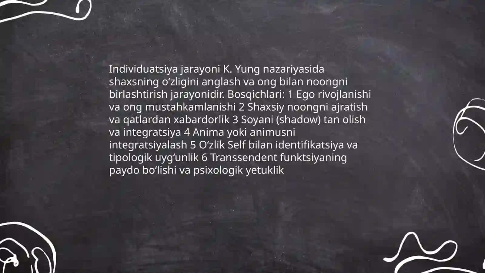K.Yung nazariyasi bo‘yicha shaxs rivojlanishi 3