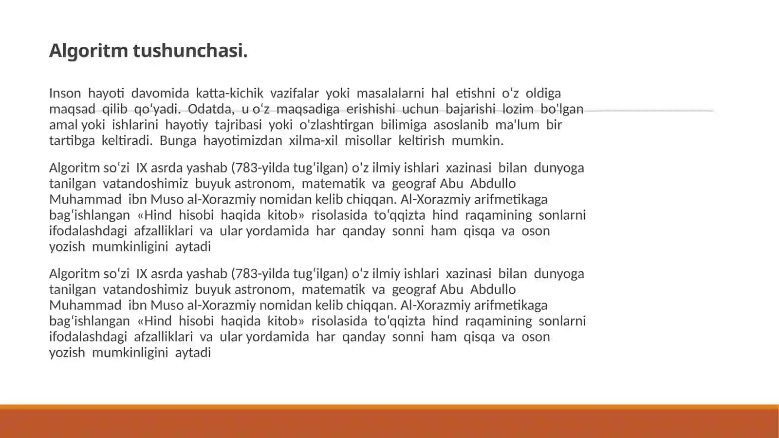 ALGORITMLAR NAZARIYASI 3