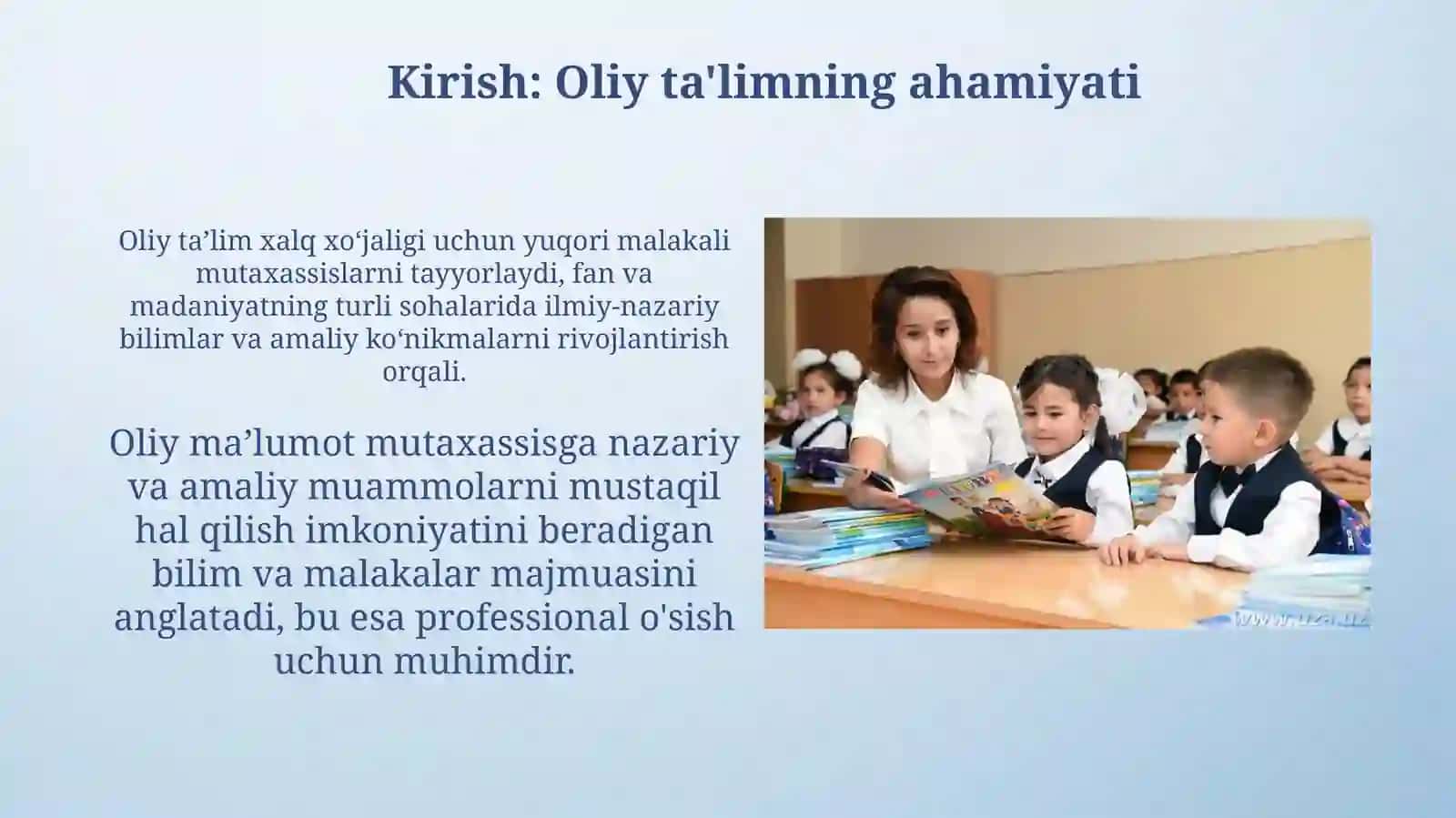 Ta’lim samaradorligi tushunchasi, uning mazmuni va mohiyati 3
