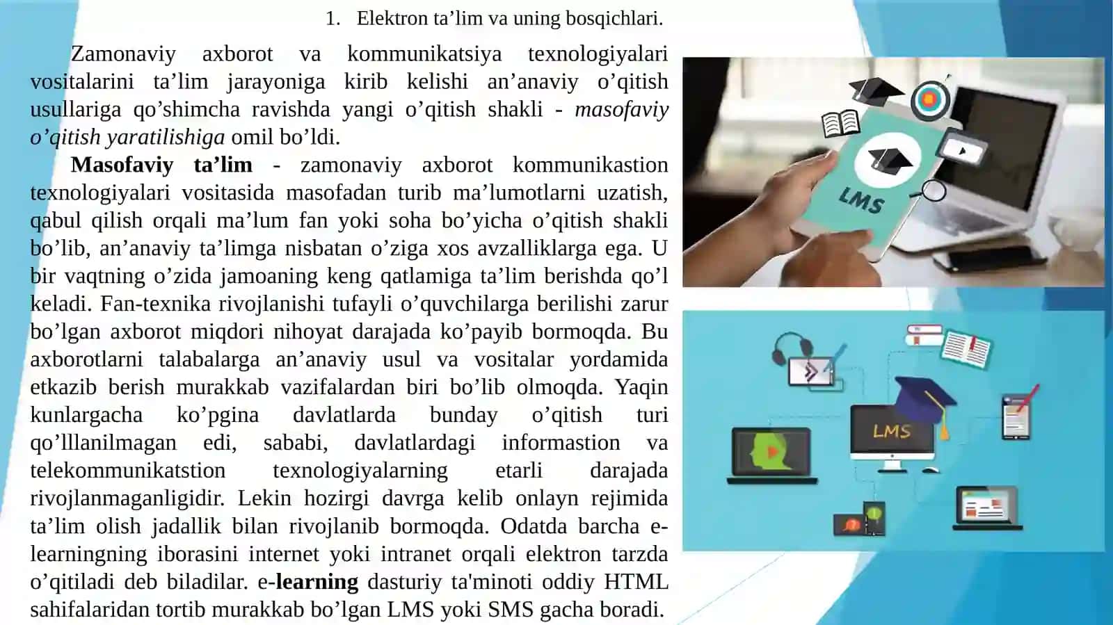 LMS (learning managementsystems) ta’limni boshqaruv tizimlari 3