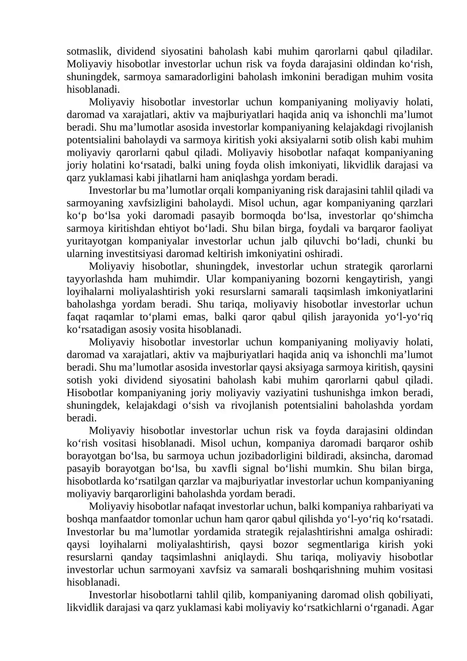Moliyaviy hisobot axboroti 3