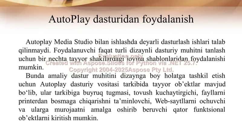 AutoPlay dasturi 3