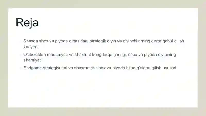 Shox va piyoda shoxga qarshi 3