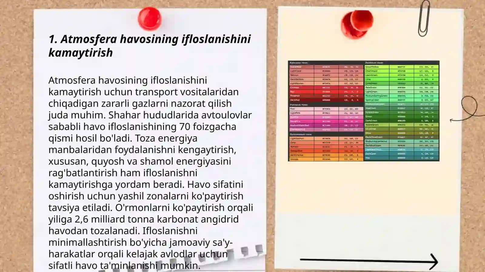 Dunyo mamlakatlarida ekologik muommolarni bartaraf qilishi haqida 3