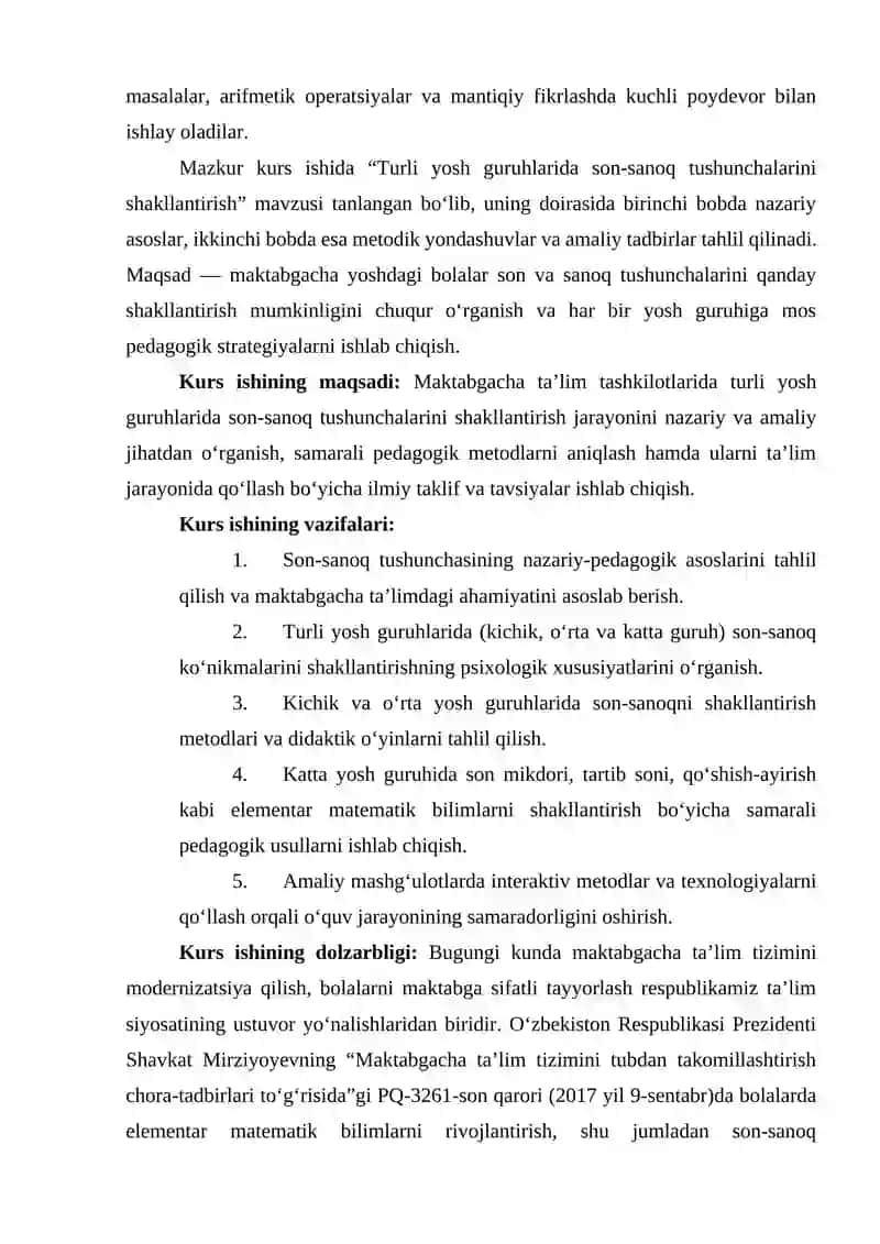 TURLI YOSH GURUHLARIDA SON SANOQ TUSHUNCHALARINI SHAKLLANTIRISH 3