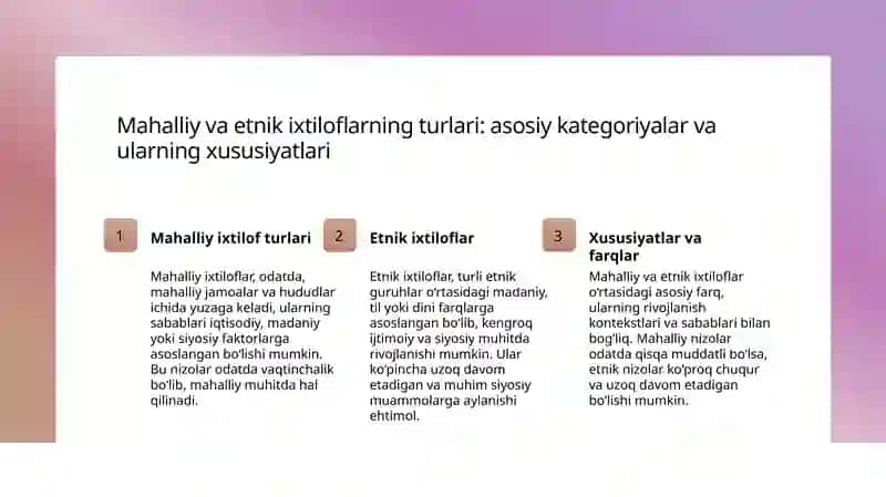 Lokal va etnik ixtiqoloflarni (konfliktlarni) modellashtirish va prognoz qilish 3