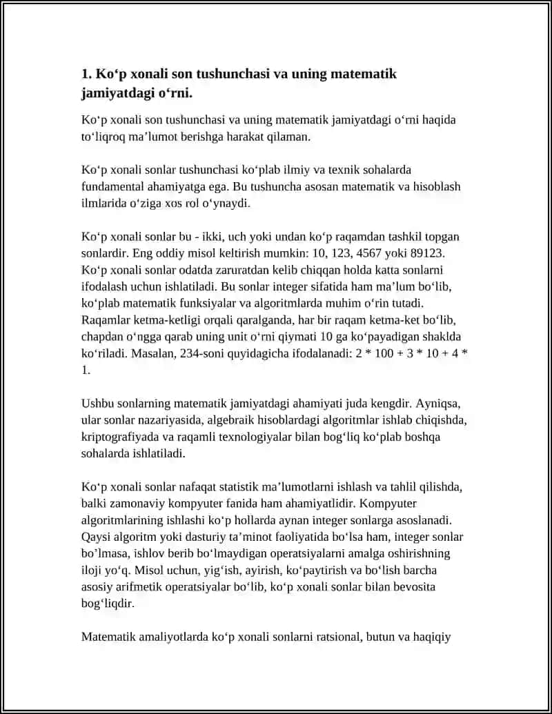 KO‘P XONALI SONLAR KONSENTRIDA ARIFMETIK AMALLARNI O‘RGATISH METODIKASI 3
